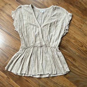 Maurices Embroidered Flower Boho Top, Women’s Size S